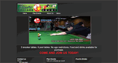 Desktop Screenshot of empirebilliard.com